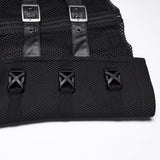 Punk asymmetrical fake two-piece vest