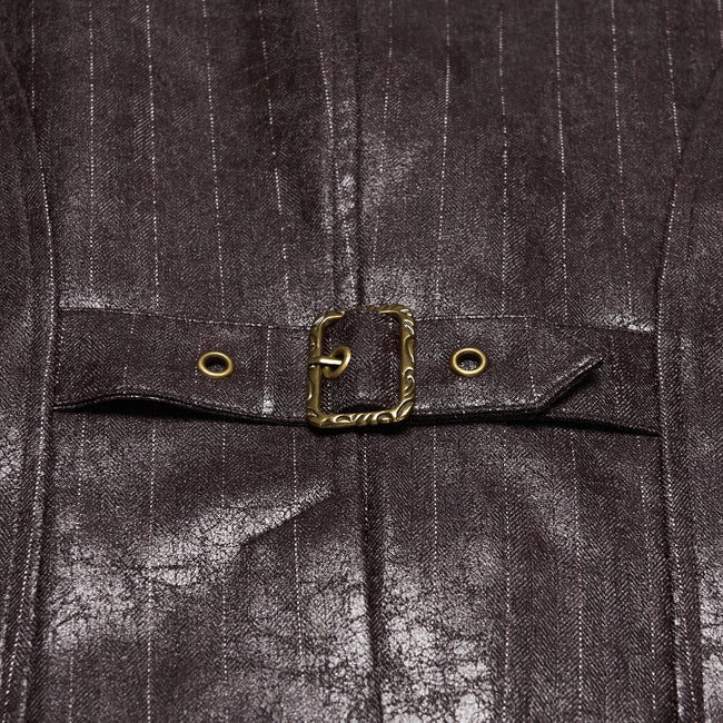 Steampunk asymmetric vest