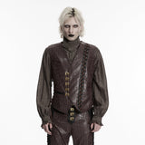 Steampunk asymmetric vest