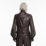 Steampunk asymmetric vest