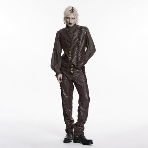 Steampunk asymmetric vest
