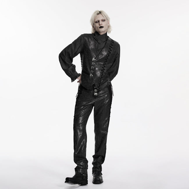 Steampunk asymmetric vest