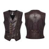 Steampunk asymmetric vest