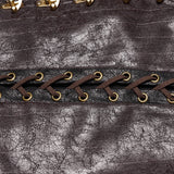 Steampunk asymmetric vest