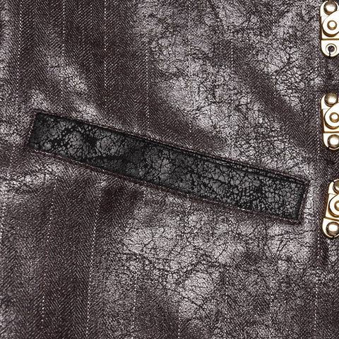 Steampunk asymmetric vest