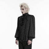 Gorgeous Gothic Embroidered Shirt For Men