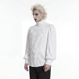 Gorgeous Gothic Embroidered Shirt For Men