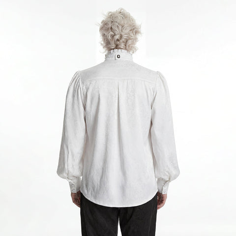 Gorgeous Gothic Embroidered Shirt For Men