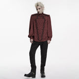 Gorgeous Gothic Embroidered Shirt For Men