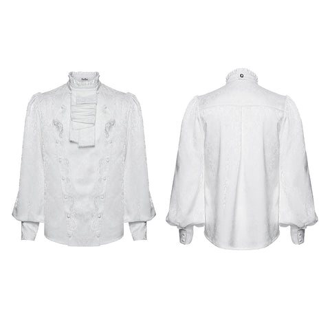 Gorgeous Gothic Embroidered Shirt For Men