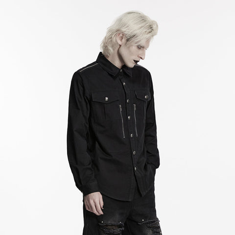 Handsome punk shirt