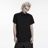 Punk frog button shirt