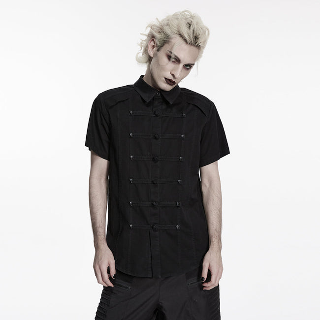 Punk frog button shirt