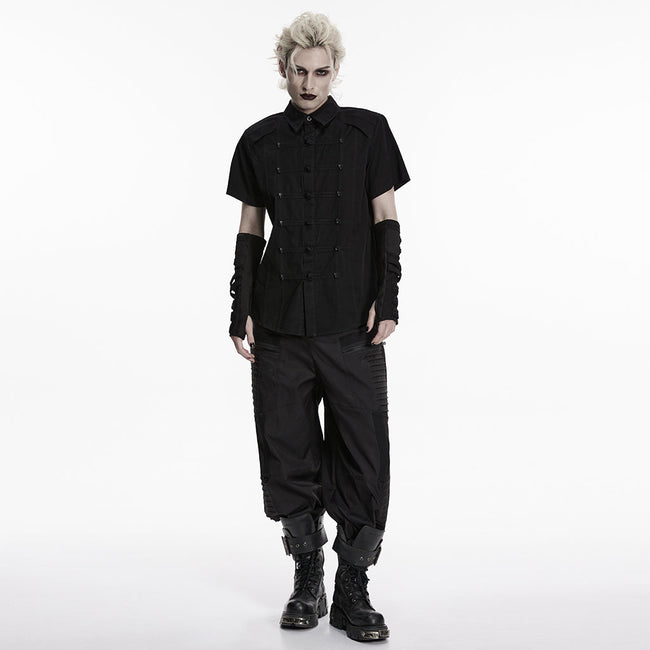 Punk frog button shirt
