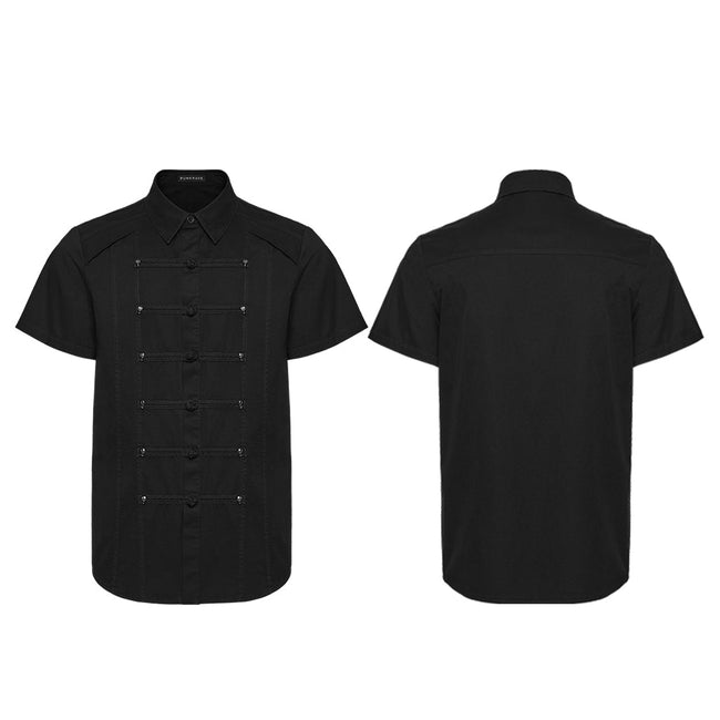 Punk frog button shirt