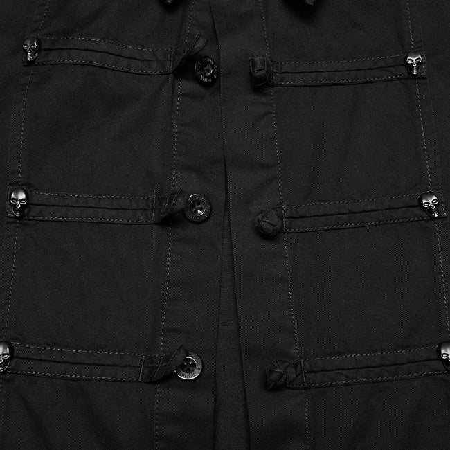 Punk frog button shirt