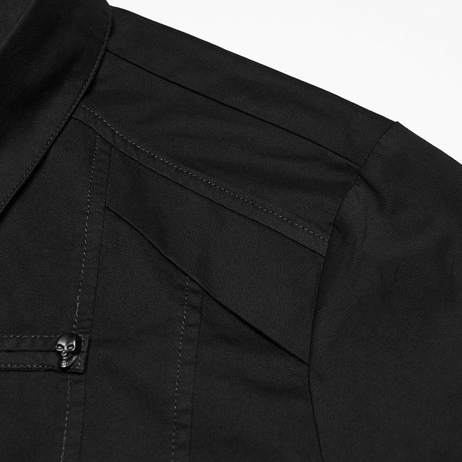 Punk frog button shirt