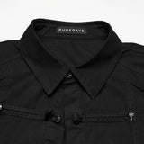 Punk frog button shirt