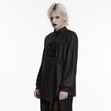 Dark Asymmetric Rebellious Punk Shirt