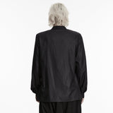 Dark Asymmetric Rebellious Punk Shirt