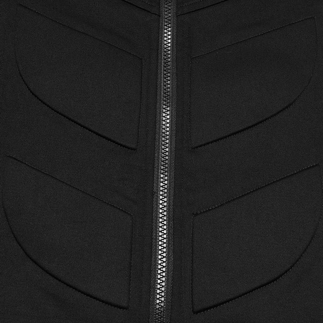 Stand up collar Cyberpunk vest with Shoulder rivets