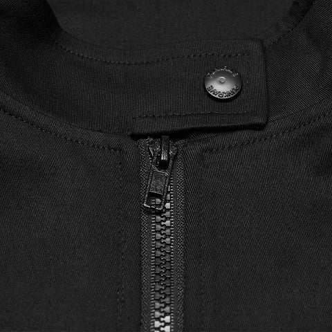 Stand up collar Cyberpunk vest with Shoulder rivets