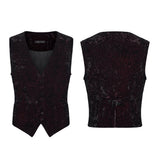 Goth Retro Velvet Waistcoat