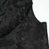 Goth Gorgeous Drama Collar Vest