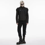 Punk Functional Future Armor Coat