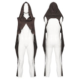 Wasteland hooded vest one-piece sleeveless cape
