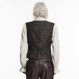 Goth Retro Jacquard Waistcoat