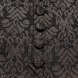 Goth Retro Jacquard Waistcoat