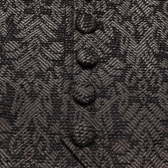 Goth Retro Jacquard Waistcoat