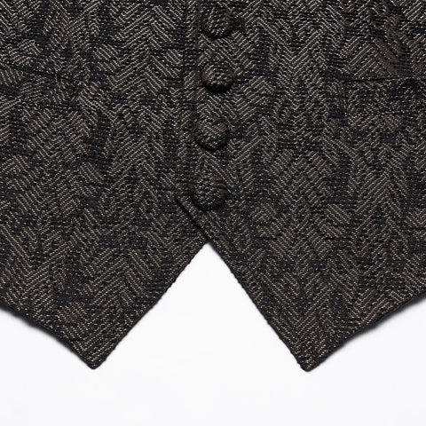 Goth Retro Jacquard Waistcoat