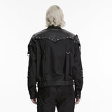 Punk military style short jacket