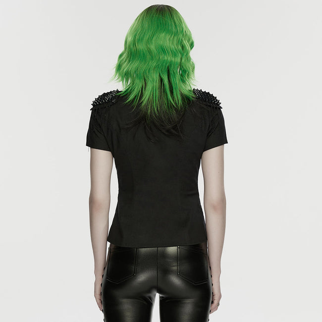 Punk handsome spiked shirt
