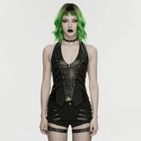 2026 Punk halter neck vest