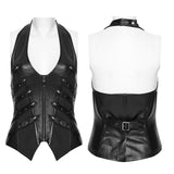 2026 Punk halter neck vest