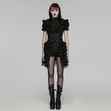 Goth Layered Skirt Vest