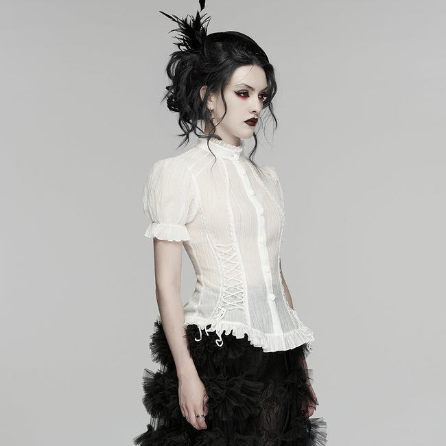 Goth textured classical shirt