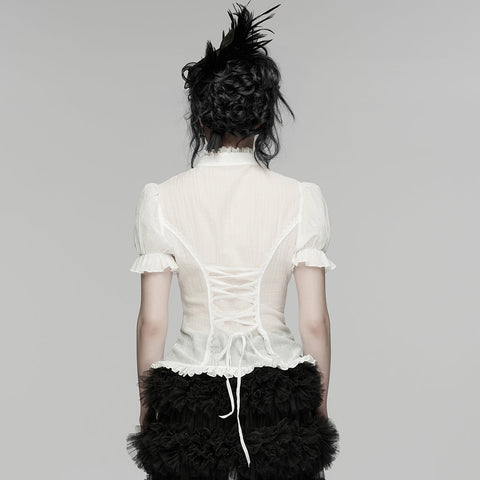 Goth textured classical shirt