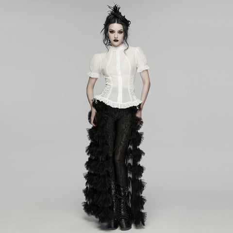 Goth textured classical shirt