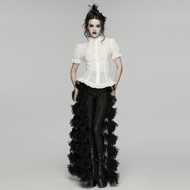Goth textured classical shirt