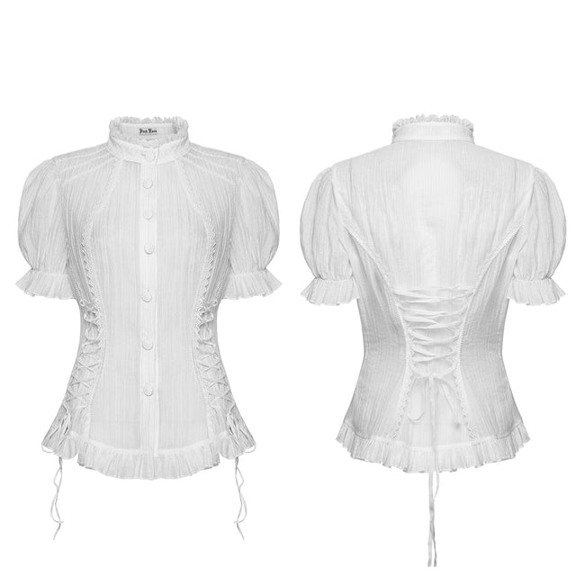 Goth textured classical shirt