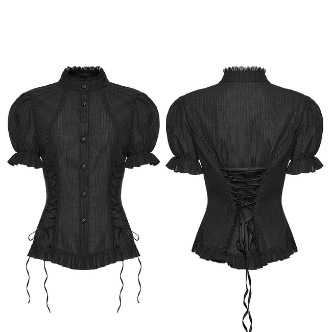 Goth textured classical shirt