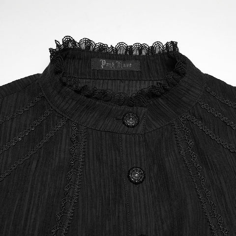 Goth textured classical shirt