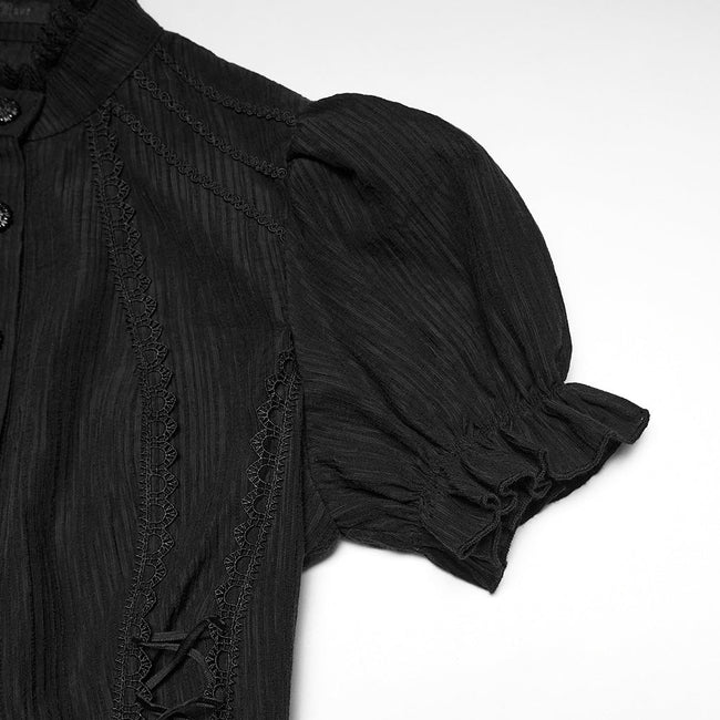 Goth textured classical shirt