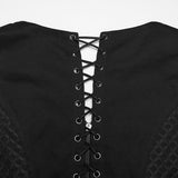 Punk hollow split vest