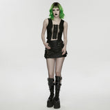 Punk hollow split vest
