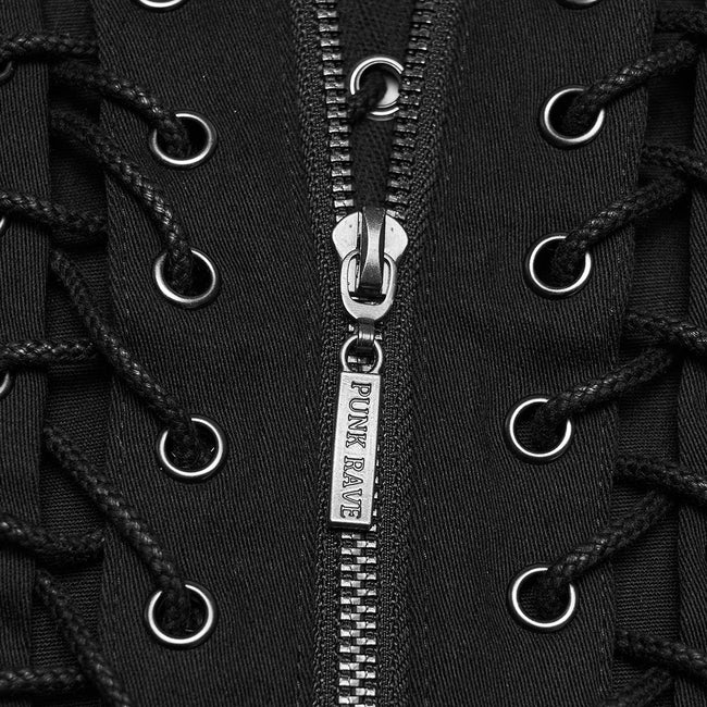 Punk hollow split vest